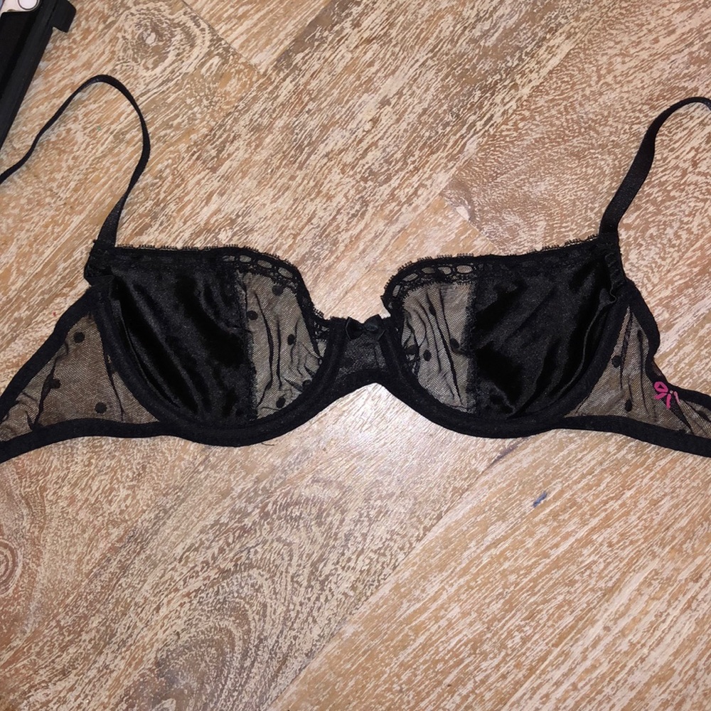 Victoria’s Secret 34B very sexy mesh polka dot Y2K